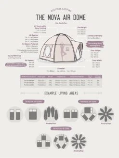 Nova Air Dome Tent -Regatta Camp Store k0efb62f6c44ca5417c4d6375d785ca45