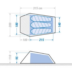 3 Man Tunnel Trekking Tent - MT900 Ultralight -Regatta Camp Store k138473b6b47fd7b14871bd52318f63d3