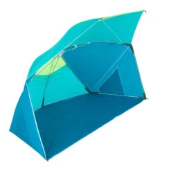3-person Sun Shelter Beach Parasol UPF50+ Iwiko 180 - Blue Yellow -Regatta Camp Store k921bed785d21bc22108d66ea72fb6254